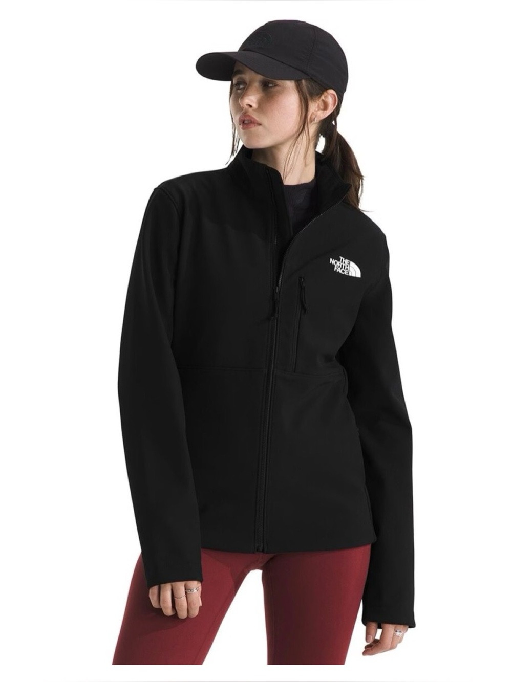 EUC The North Face W Apex Bionic Wind Jacket In Black Size Small